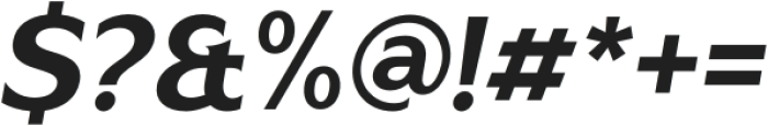 Naveid Semi Bold Oblique otf (600) Font OTHER CHARS
