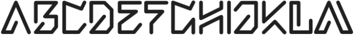 Navex Regular otf (400) Font UPPERCASE
