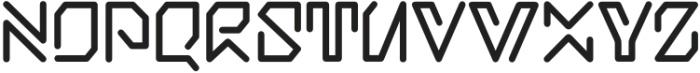Navex Regular otf (400) Font UPPERCASE