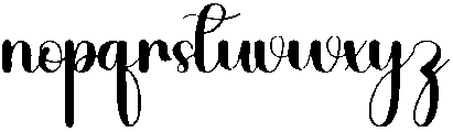 Navigate Regular otf (400) Font LOWERCASE