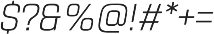 Navine SemiCondensed ExtraLight Italic ttf (200) Font OTHER CHARS