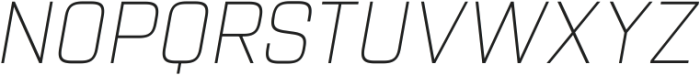 Navine Thin Italic ttf (100) Font UPPERCASE