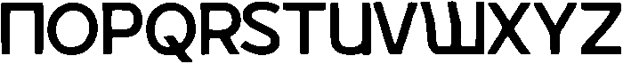 Naza ttf (400) Font UPPERCASE