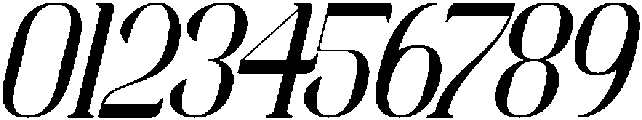 Nazelek Italic otf (400) Font OTHER CHARS