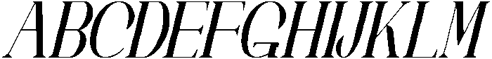 Nazelek Italic otf (400) Font UPPERCASE