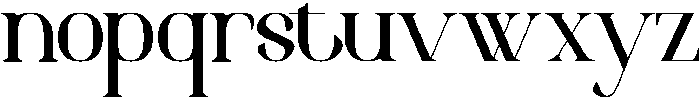 Nazelek otf (400) Font LOWERCASE