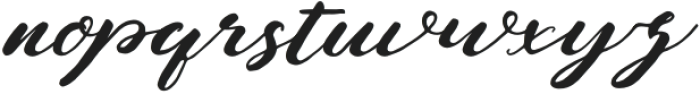 naghita Brush Regular otf (400) Font LOWERCASE