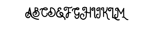 NativeMillesType-Outline.otf Font UPPERCASE