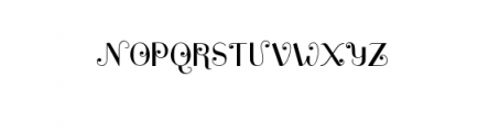 Natural.otf Font UPPERCASE