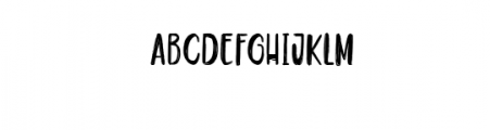 Naughty Brush One.woff Font LOWERCASE