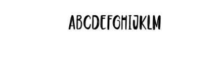 Naughty Brush Two.woff Font UPPERCASE