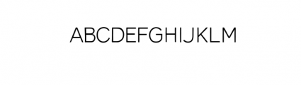 NauticusSansThin.otf Font LOWERCASE