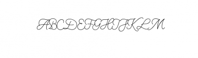 NauticusScript.otf Font UPPERCASE