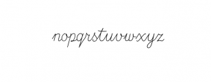 NauticusScript.otf Font LOWERCASE