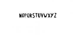 naDo-Regural.otf Font UPPERCASE