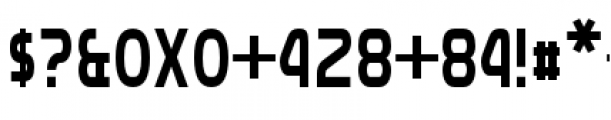 Nasalization Condensed Regular Font OTHER CHARS