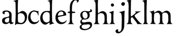 National Oldstyle HPLHS Regular Font LOWERCASE