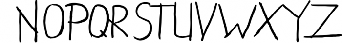 Nabilang - A Handwritten Font 1 Font UPPERCASE