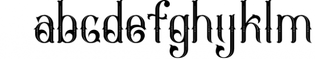 Napoleon Vintage Typeface Font LOWERCASE