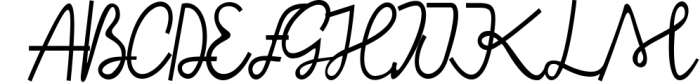 Narita Modern Handwritten Script Font Font UPPERCASE