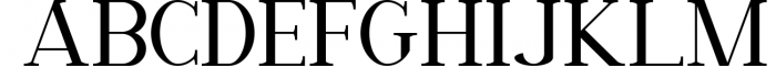 Nathanos - Serif Typeface Font UPPERCASE