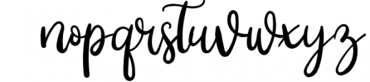 Nathiya Script Font LOWERCASE