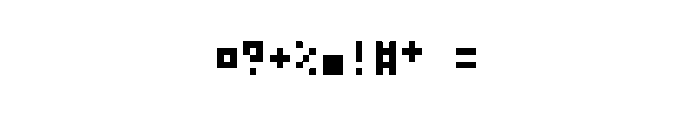 NANOTYPE Font OTHER CHARS