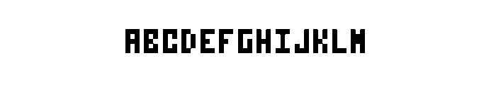 NANOTYPE Font UPPERCASE