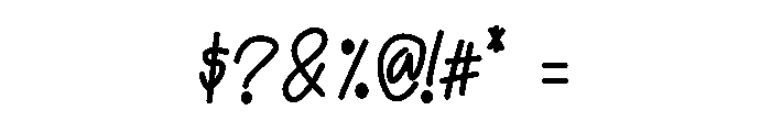 NAUGHTY BRO Font OTHER CHARS