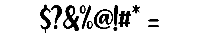 Nabilla Melody Font OTHER CHARS