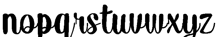 Nabilla Melody Font UPPERCASE