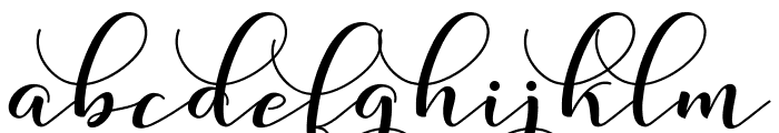 NafigatScript Font LOWERCASE