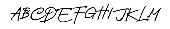 Nagietha-Regular Font UPPERCASE