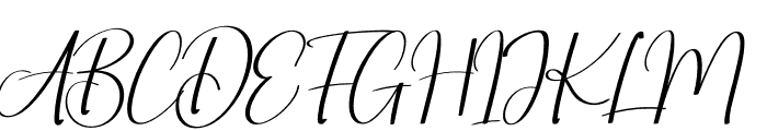 Naglena Font UPPERCASE