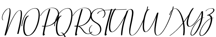 Naglena Font UPPERCASE