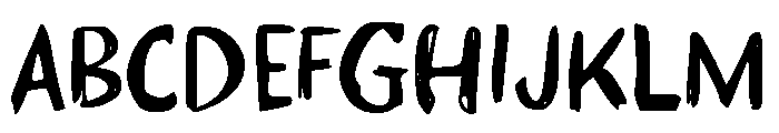 Nagume Font UPPERCASE