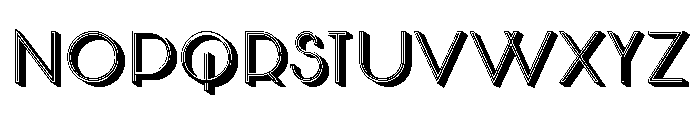 N***d Extravagant Regular Font UPPERCASE
