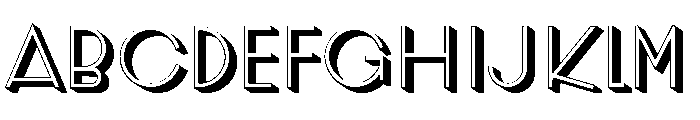 N***d Regular Font UPPERCASE