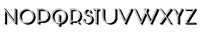 N***d Regular Font UPPERCASE