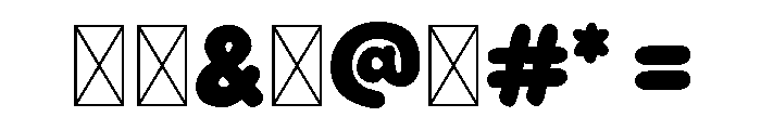 Nakor Mopay Trial Regular Font OTHER CHARS
