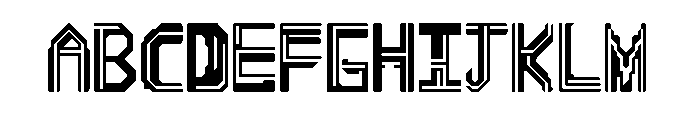 Namdemian Regular Font UPPERCASE
