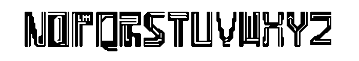 Namdemian Regular Font UPPERCASE