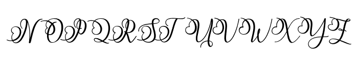 Namilla Font UPPERCASE