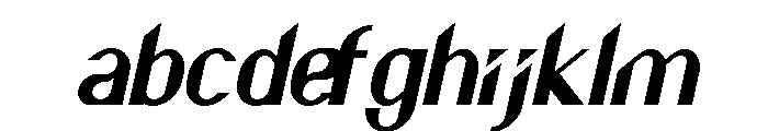 Nanaya Free Bold Italic FONT