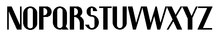 Nanaya Free Bold Font UPPERCASE