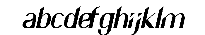 Nanaya Free Italic FONT