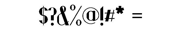 Nanaya Free Regular Font OTHER CHARS