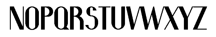 Nanaya Free Regular Font UPPERCASE