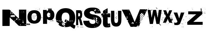 Nancy Spungen Basic Font UPPERCASE