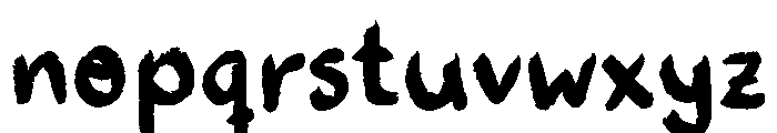 Nanicha Font LOWERCASE